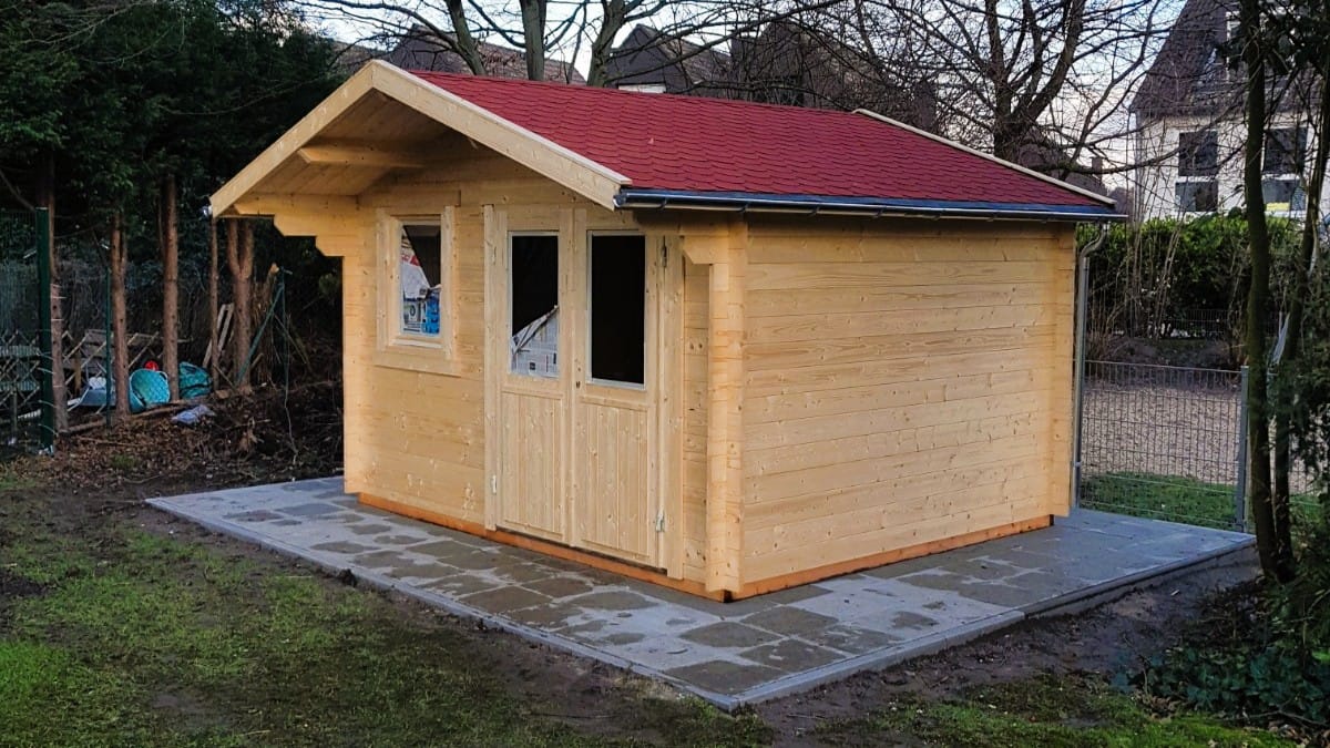 Gartenhausbau